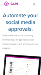 Mobile Screenshot of gainapp.com
